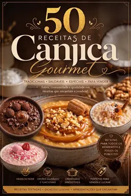 50 receitas de canjica gourmet - kit premium