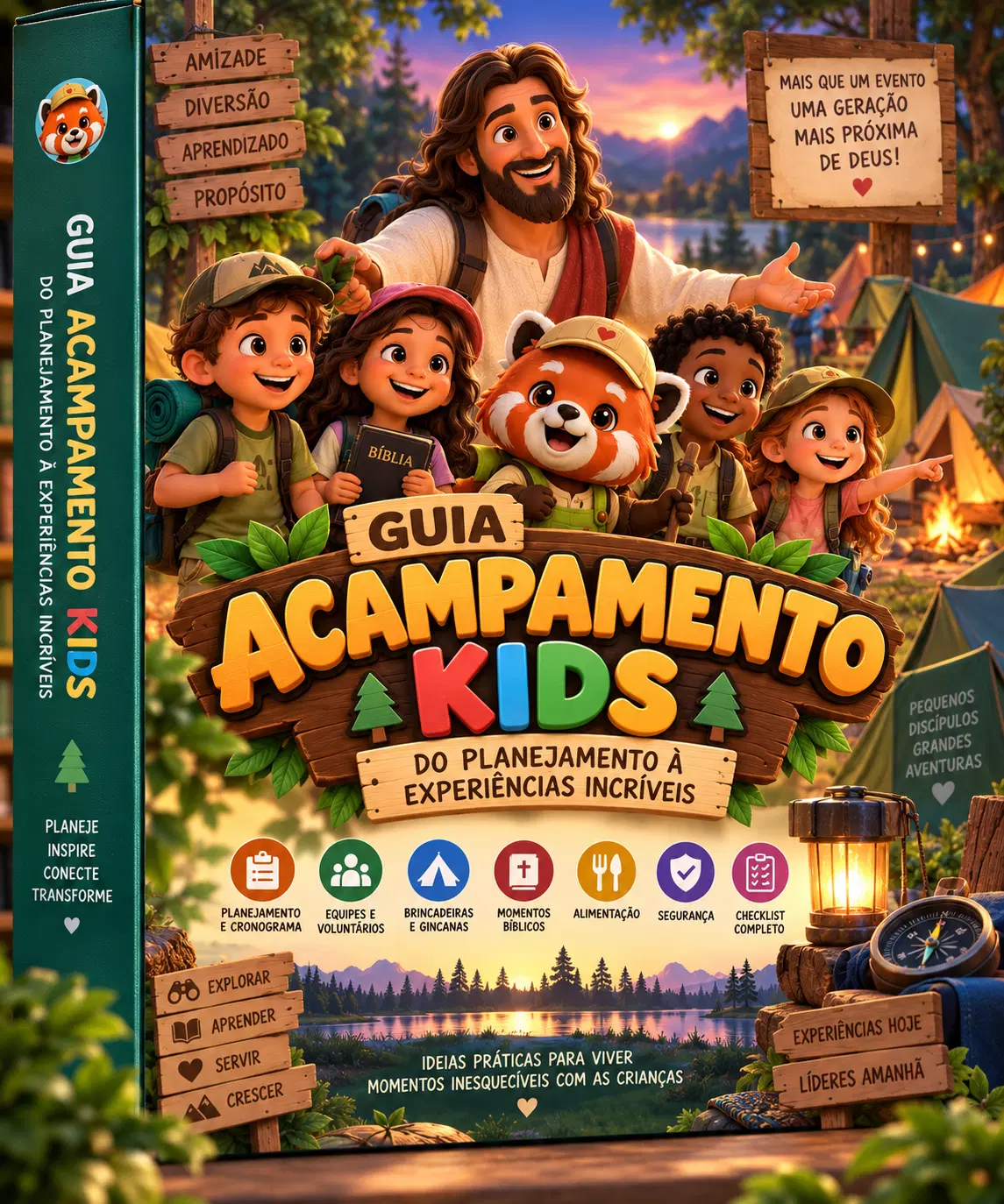 🏕️ Guia Acampamento Kids — Do Planejamento à Experiências incríveis