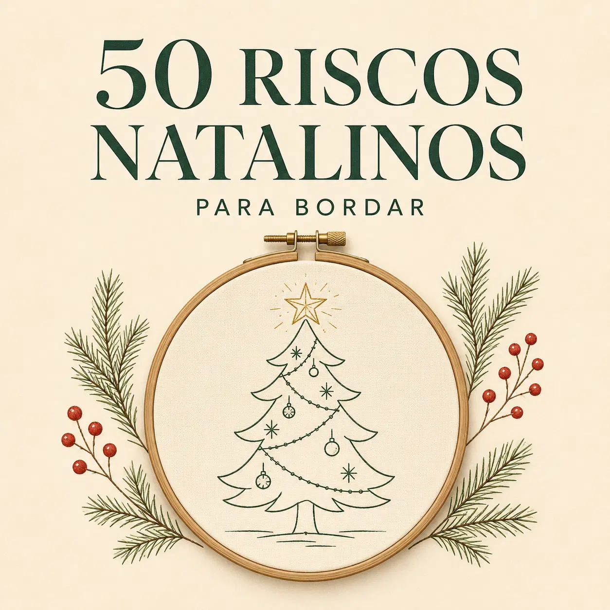50 Riscos Natalinos - Coleção para Bordar