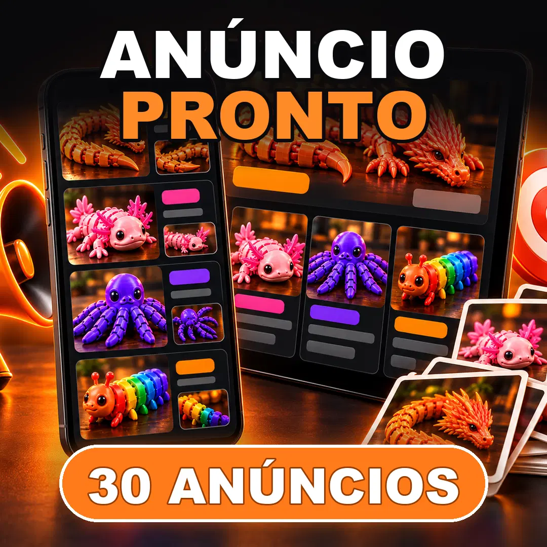 Kit Anúncio Pronto pra Shopee e Mercado Livre