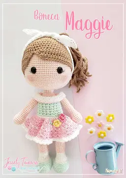 Receita Boneca Maggie Amigurumi