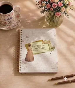 Cartas de Gratidão — 30 Dias com um Coração Grato  Um convite para redescobrir a gratidão todos os dias, através da oração e da escrita do coração.