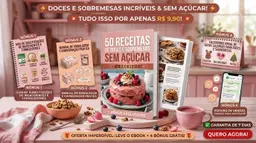50 Sobremesas sem açúcar completas + Bonûs