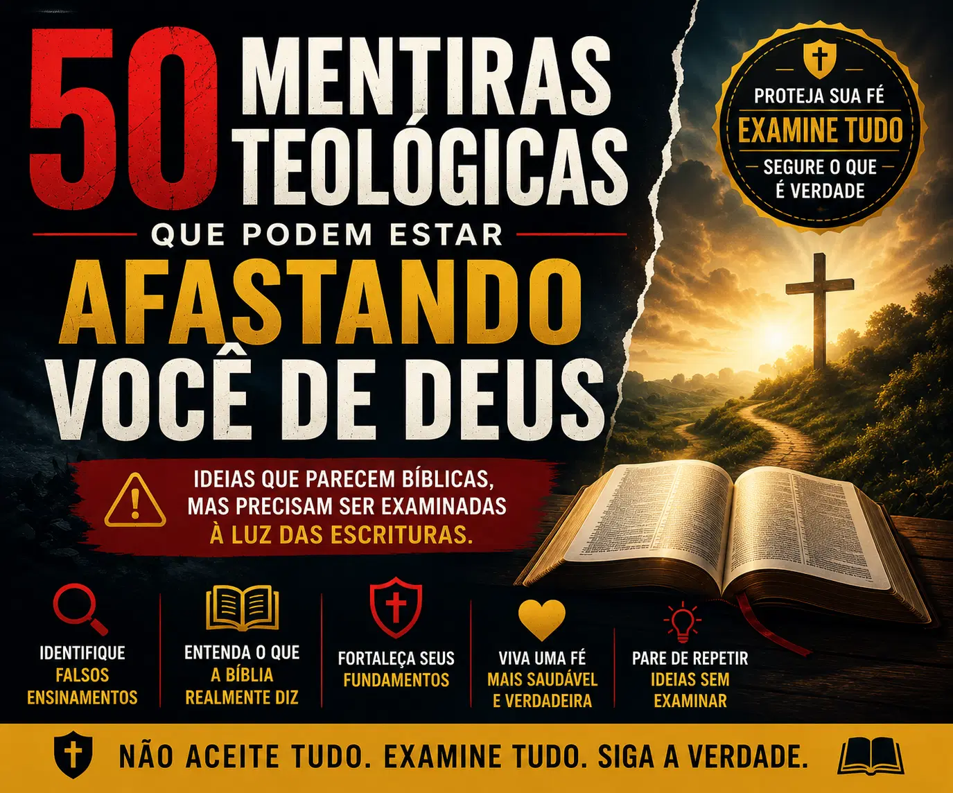 50 Mentiras que podem estar te AFASTANDO de Deus