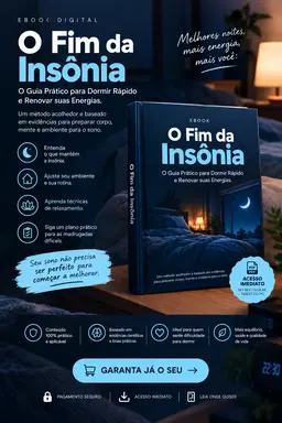 O Fim da Insônia: O Guia Prático para Dormir Rápido
