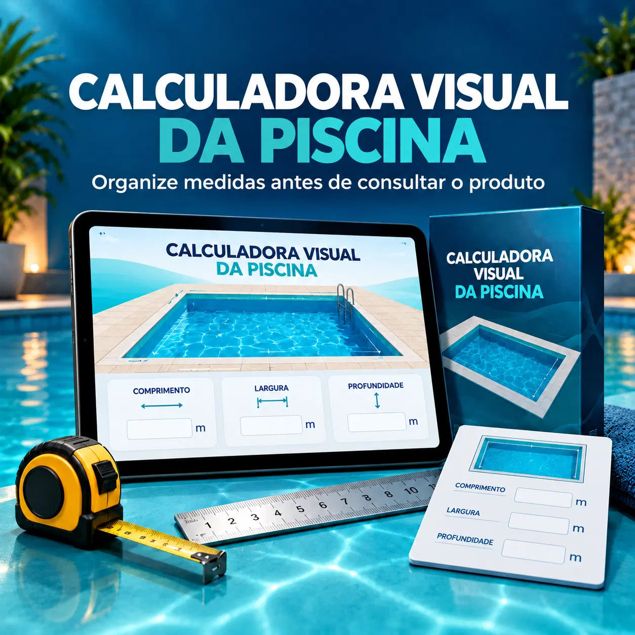 Calculadora Visual da Piscina