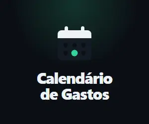 Calendário dos Gastos que Você Esquece