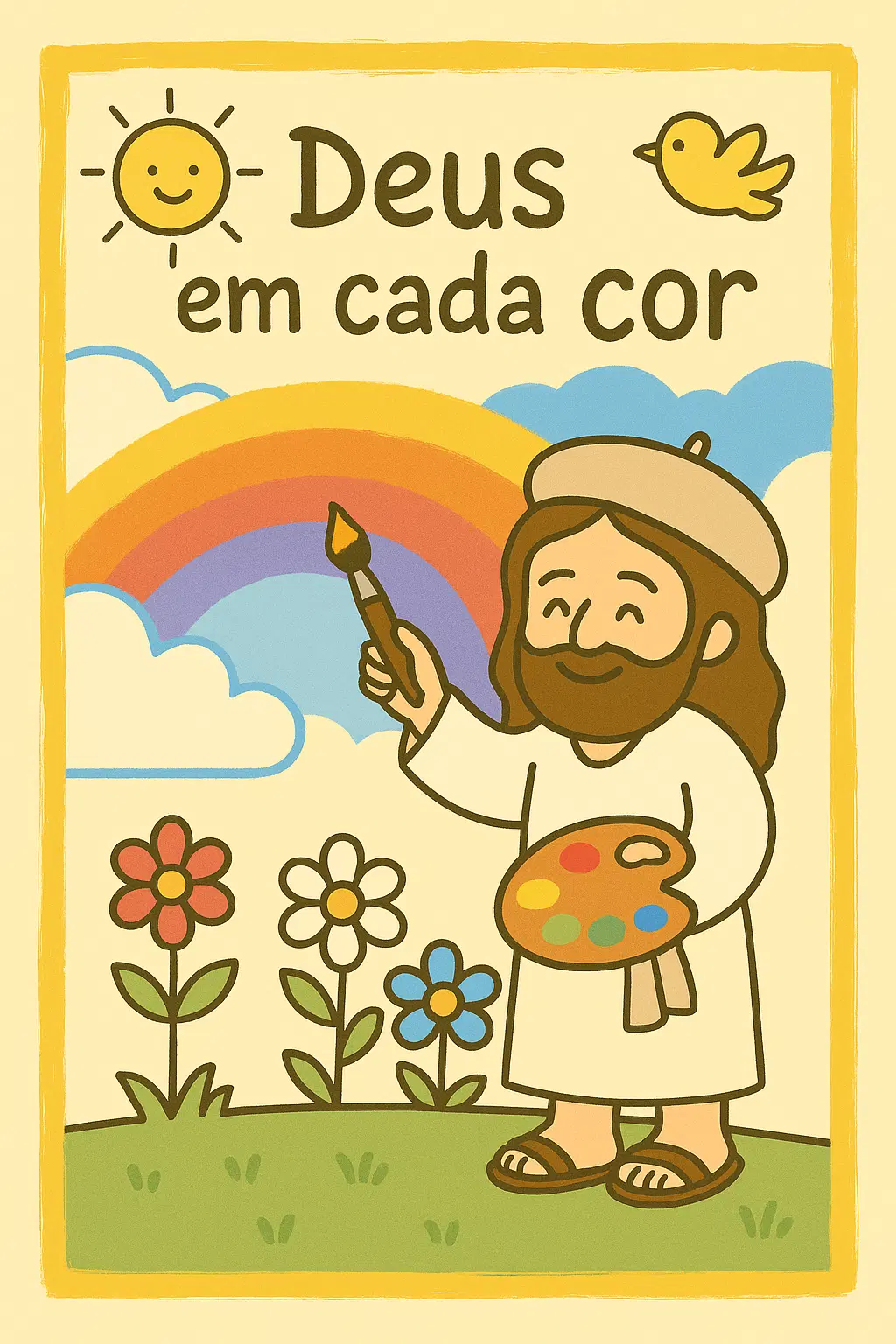 De R$24,90 por R$12,90 - Deus em cada cor