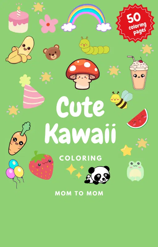 Livro de Colorir estilo Kawaii