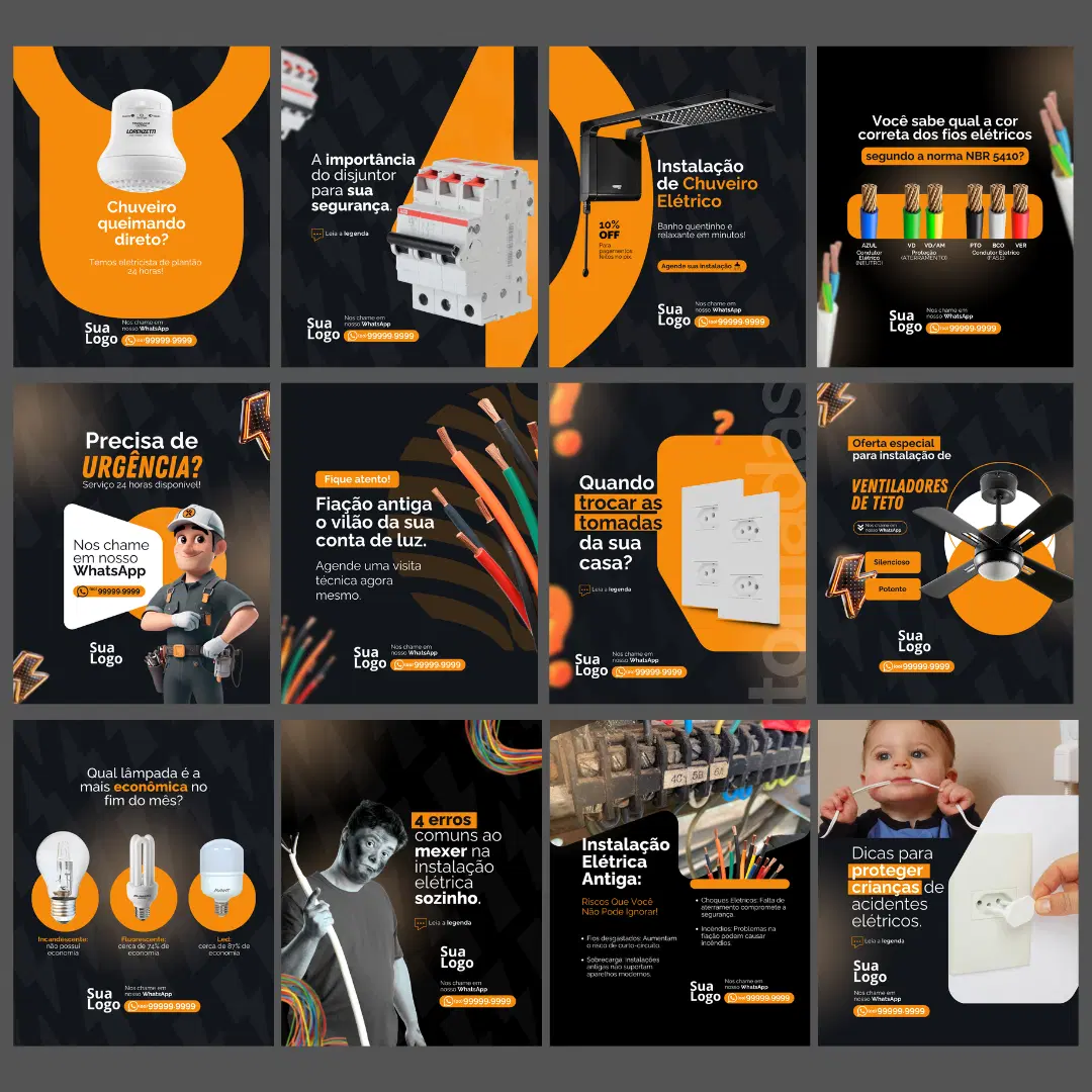 PACK CANVA ELETRICISTA