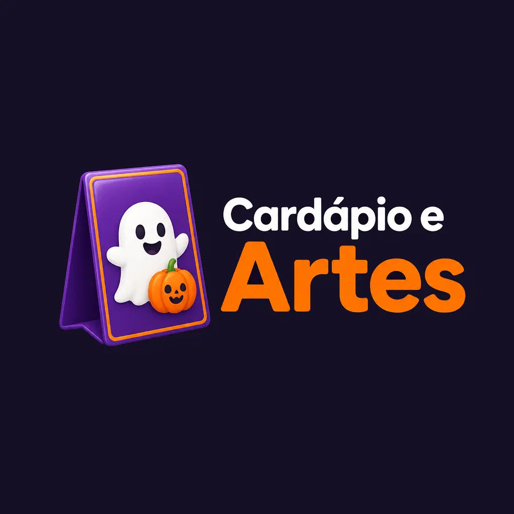 Cardápio e Artes de Divulgação