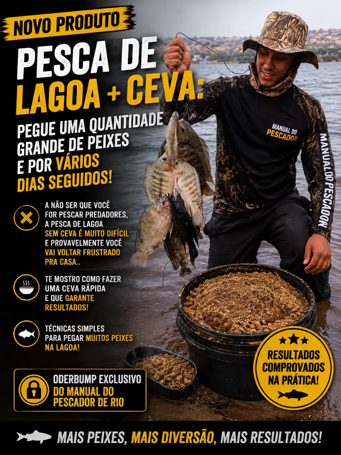 Pesca de Lagoa + Ceva | Resultados em Até 7 Dias