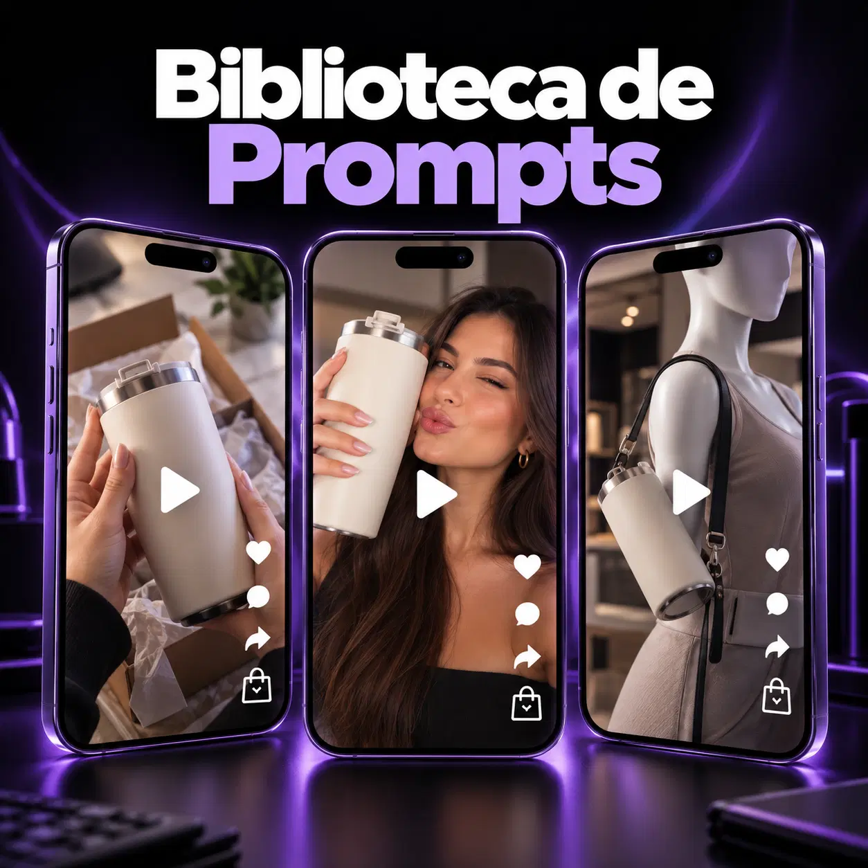 Prompts validados pra COPIAR e GERAR 🪄