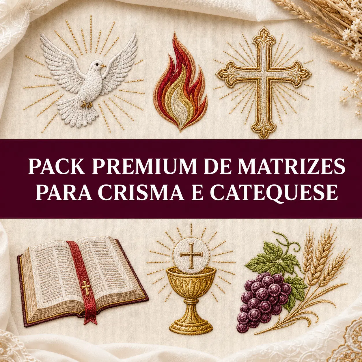 PACK PREMIUM DE MATRIZES PARA CRISMA E CATEQUESE