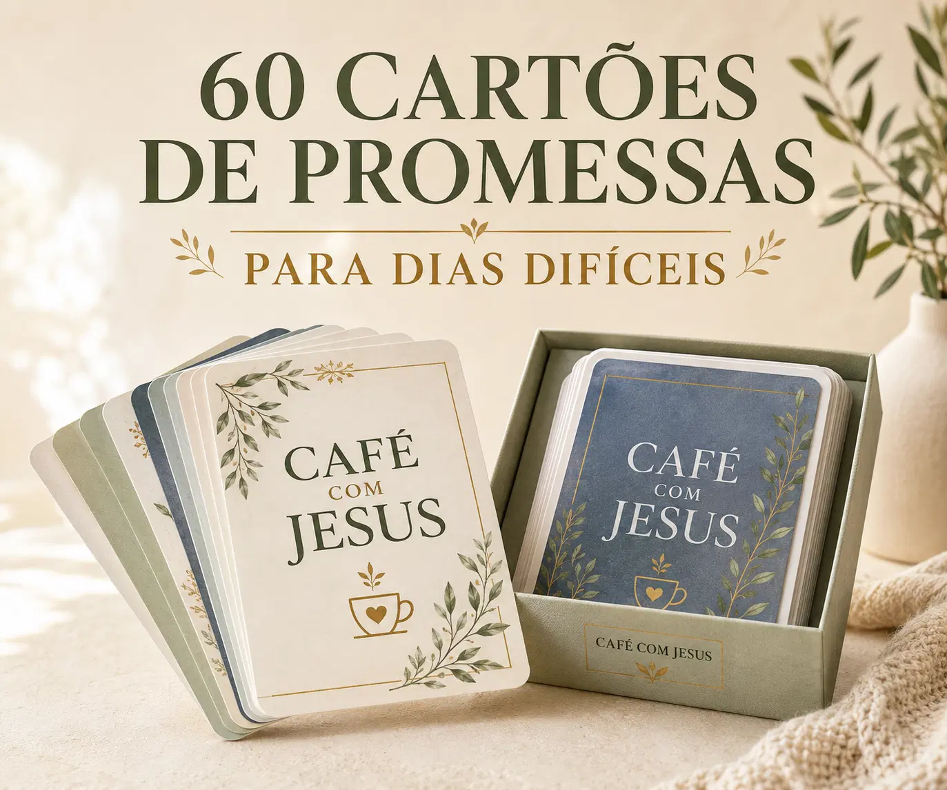 60 Cartões de Promessas para Dias Difíceis