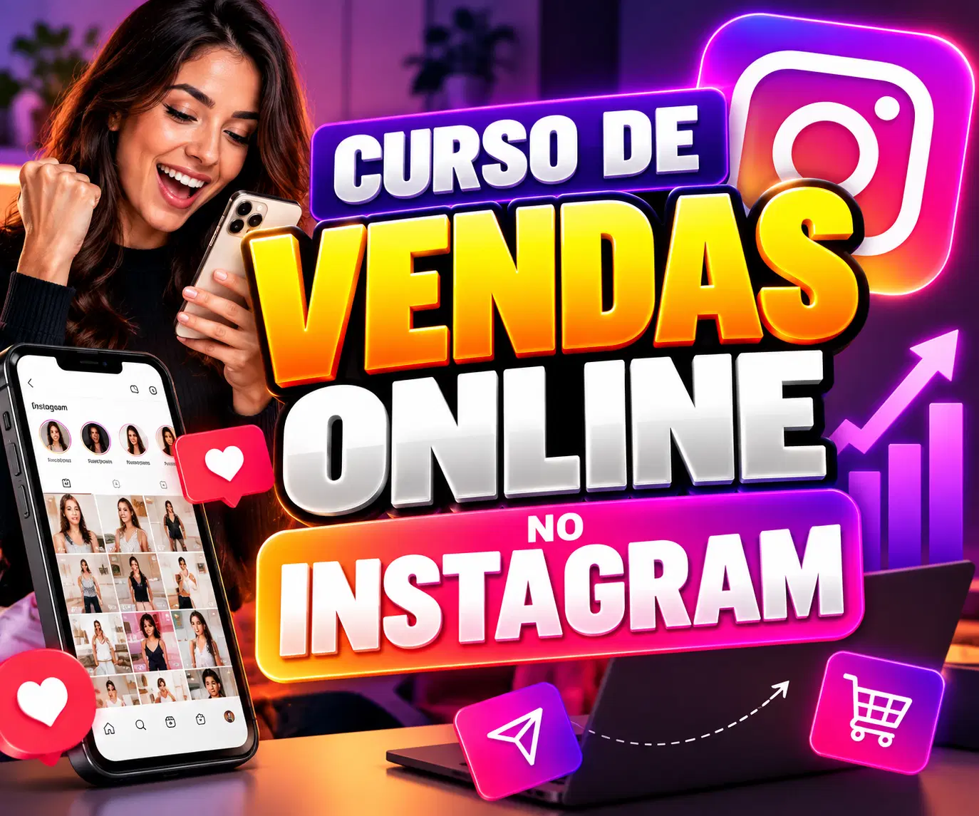 Curso de Vendas Online no Instagram