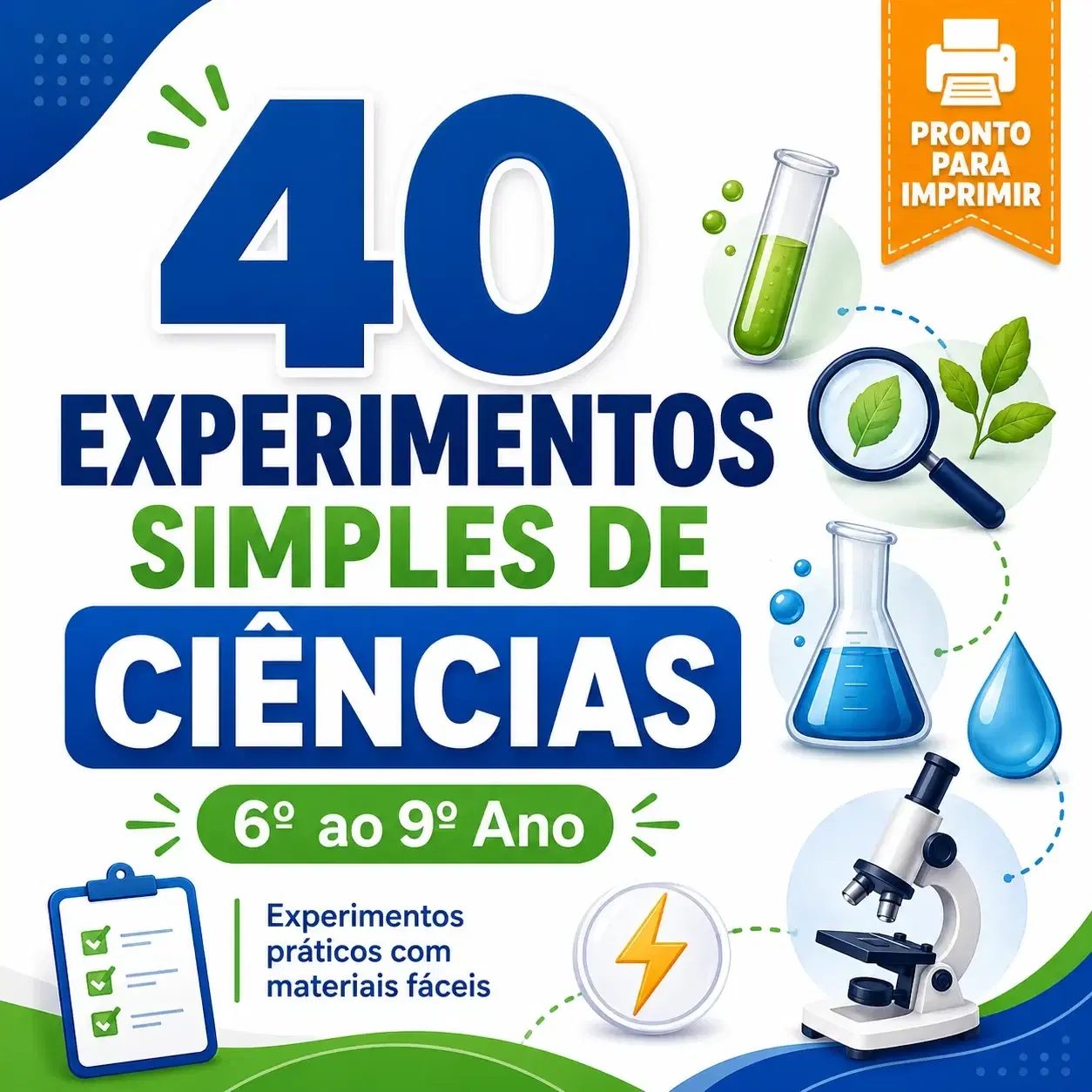 40 Experimentos Simples de Ciências Prontos Para Aplicar em Sala
