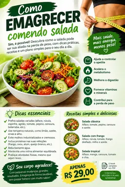Salada fit:sabor é saúde