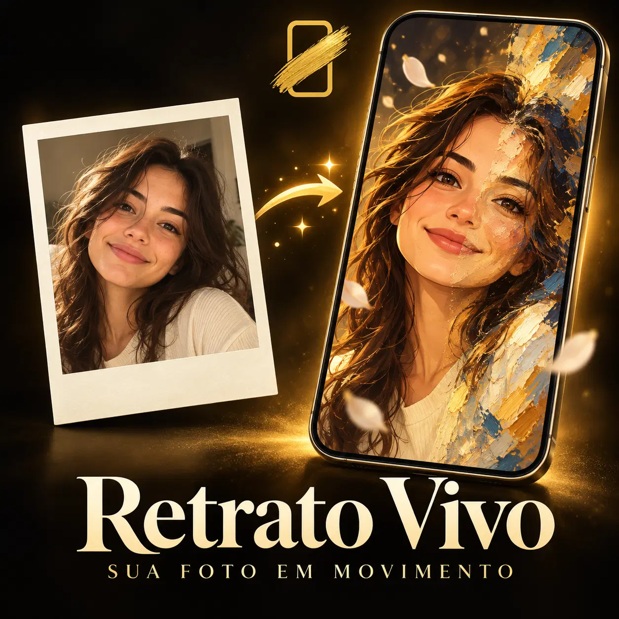 Retrato Vivo: a sua foto vira um wallpaper animado