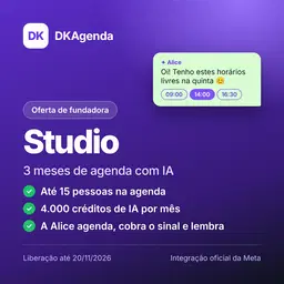 DKAgenda Fundadora: Studio (3 meses)