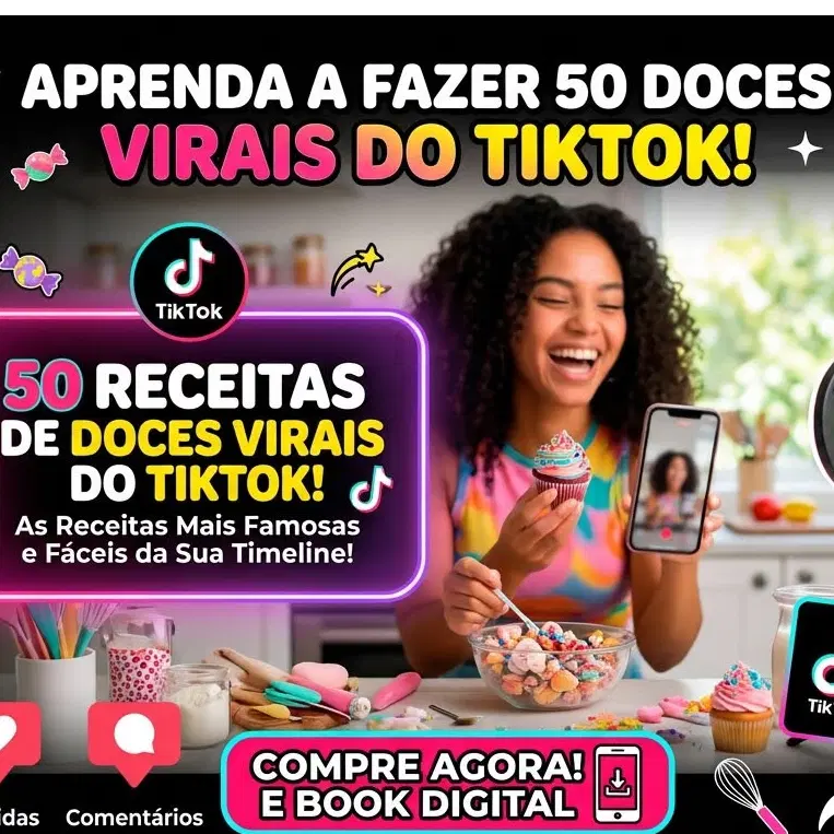 50 Receitas Virais do Tik Tok -  Versão Sem Açucar