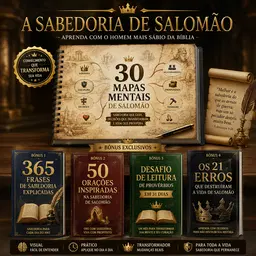 Plano Completo - 30 Mapas mentais da sabedoria de Salomão + Bônus