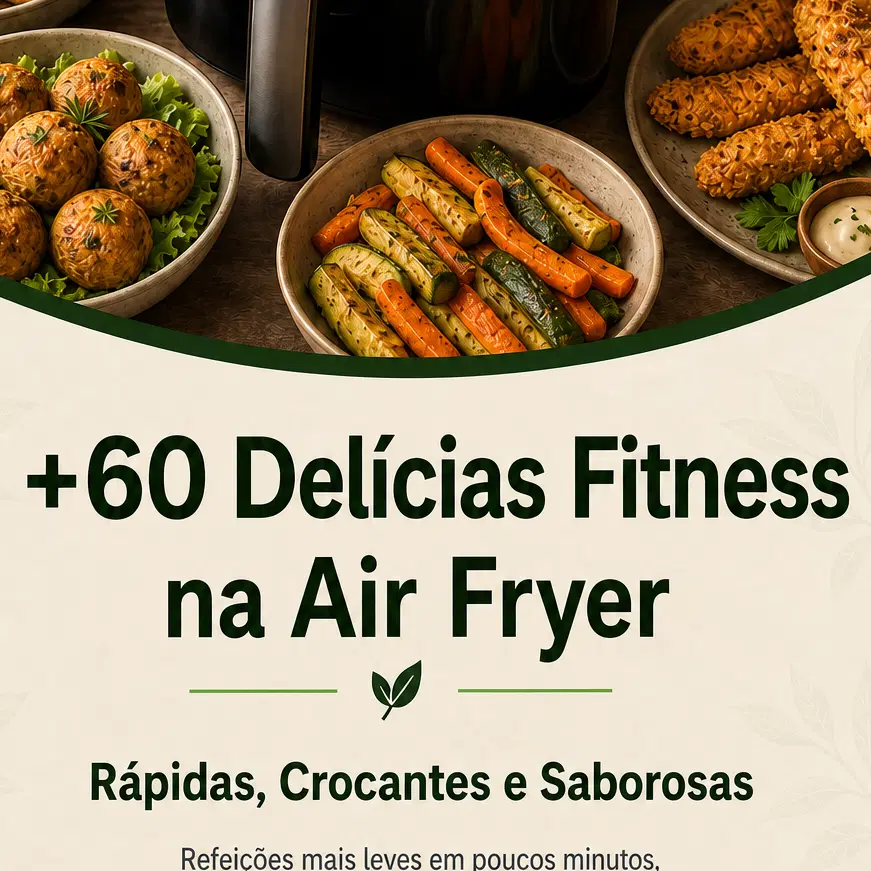 + 60 Receitas Fitness na Air Fryer