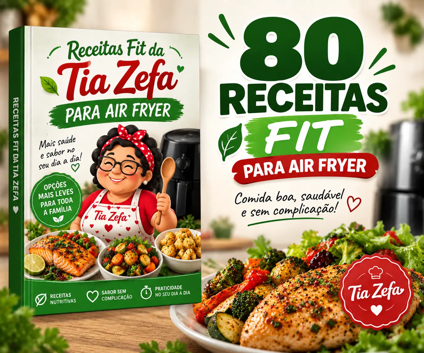 🥗 Adicione 80 Receitas Fit por apenas R$ 14,90