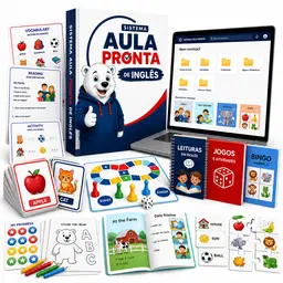 Sistema Aula Pronta de Inglês — Premium