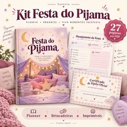 Kit Festa do Pijama Infantil — Eutuxia