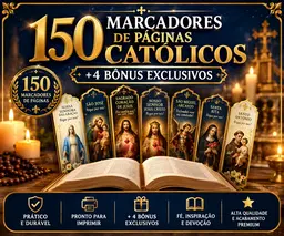 150 Marcadores Católicos para Páginas prontos para imprimir
