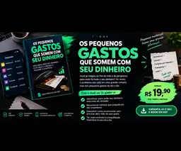 E-book -Os pequenos gastos que somem com seu dinheiro