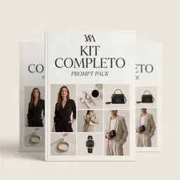 Kit Completo - Pack de Moda + Acessórios + Calendário Estratégico