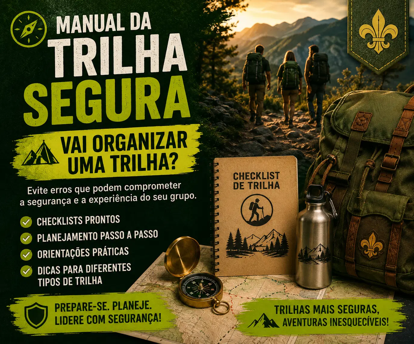 🏕 Vai organizar uma trilha?