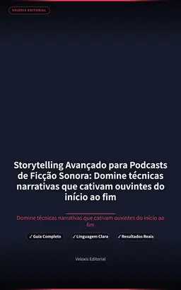Storytelling Avançado para Podcasts de Ficção Sonora: Domine técnicas narrativas que cativam ouvintes do início ao fim