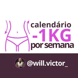 Calendário -1kg por Semana