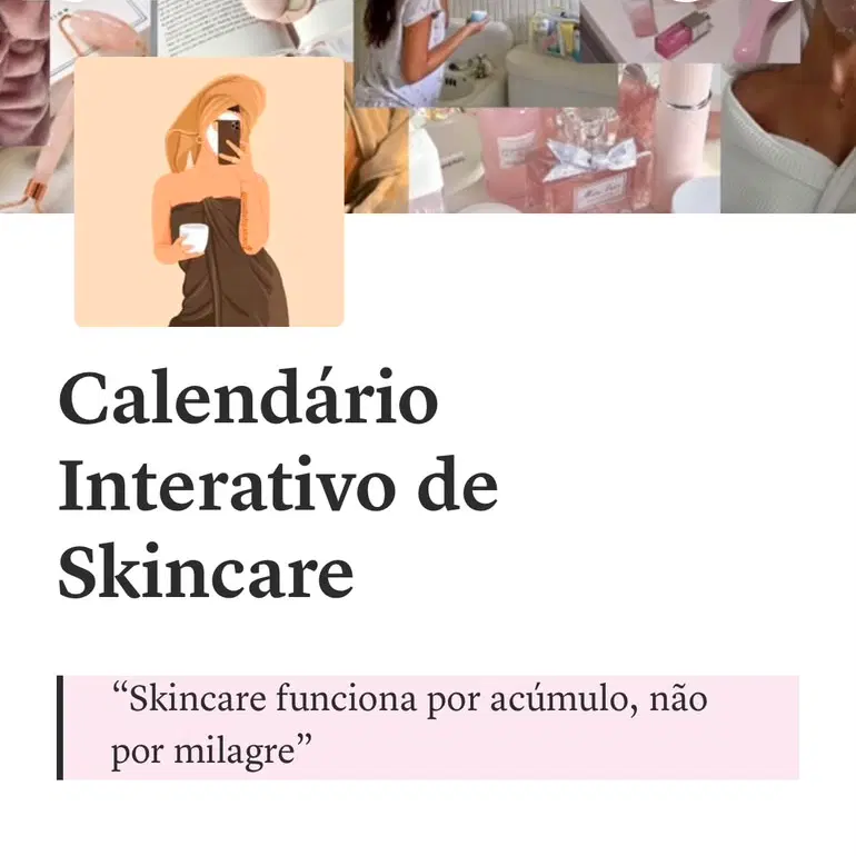 Calendário Interativo de Skincare