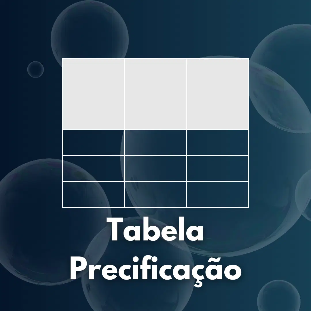 Tabela de Precificação