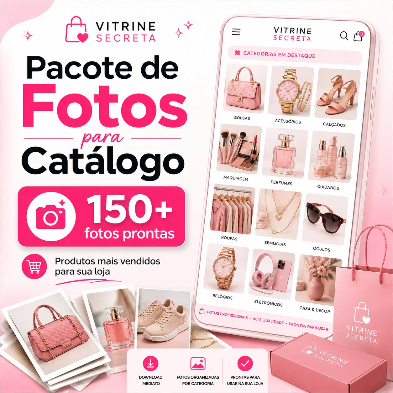 Pacote de Fotos para Catálogo