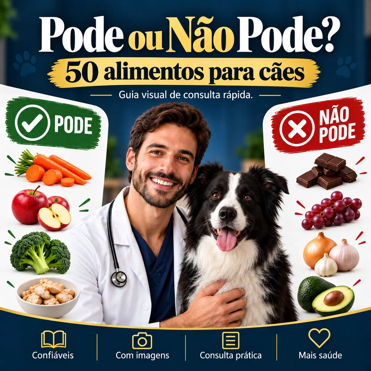 Pode ou Não Pode? 50 Alimentos para Cães