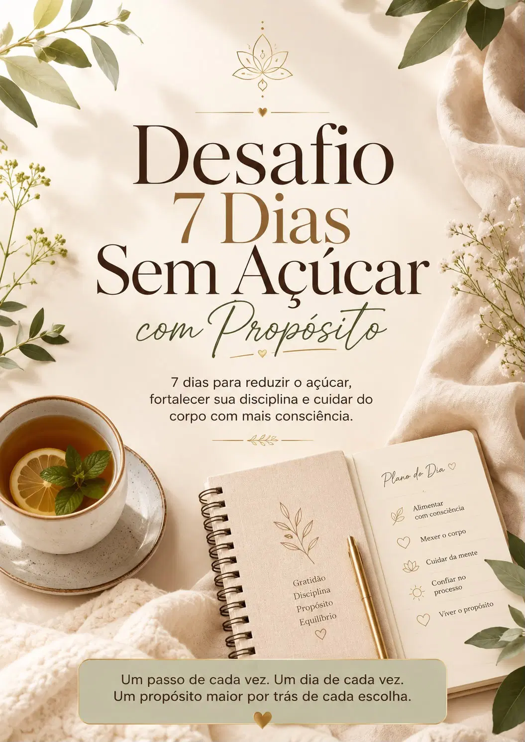 DESAFIO 7 DIAS SEM AÇUCAR COM PROPÓSITO