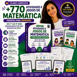 (50%OFF)Atividades e Jogos de Matemática - PREMIUM