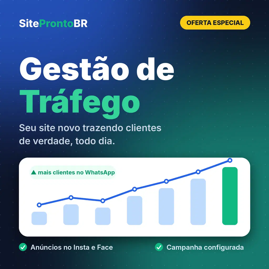 Gestão de Tráfego – Anúncios para o Seu Site Novo