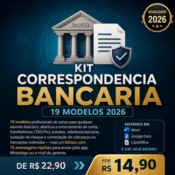 Kit Correspondência Bancária 2026