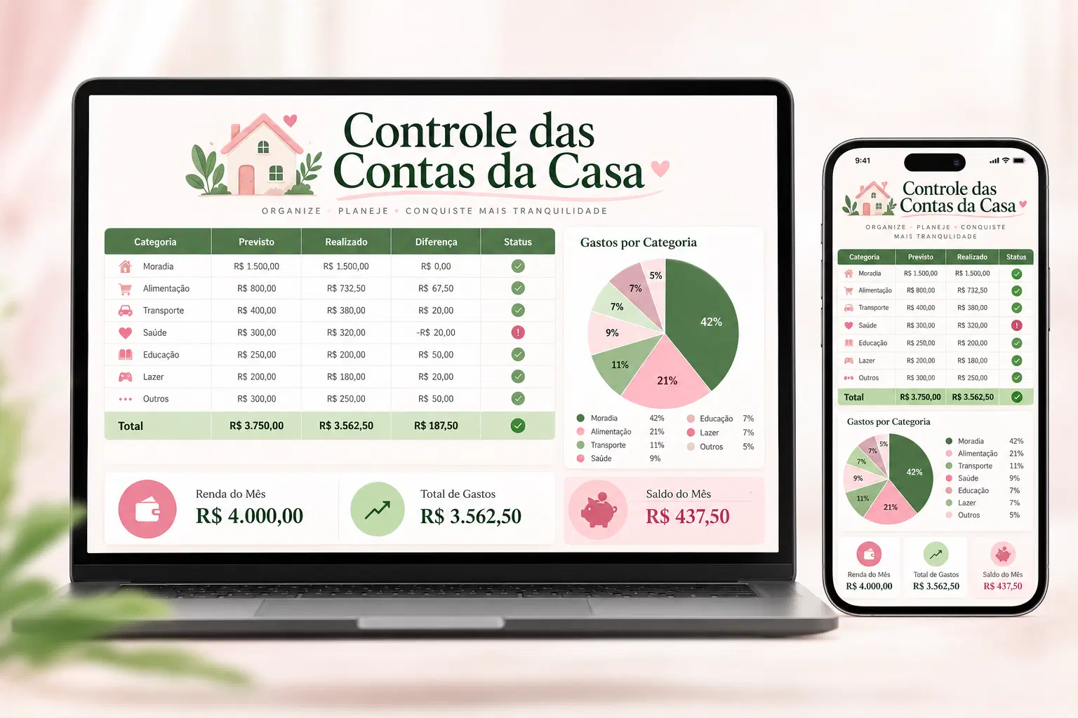 Controle das Contas da Casa