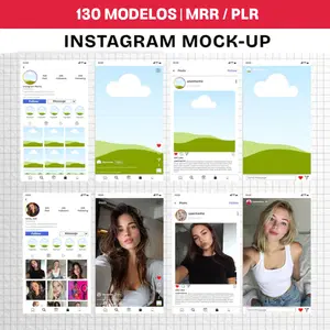 Kit Feed Instagram 130+ (PLR & MRR)