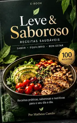 🥑 Leve & Saboroso: 100 Receitas Saudáveis | Sem Glúten, Sem Lactose e Sem Açúcar Adicionado