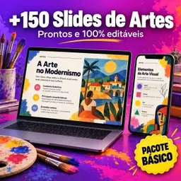 +150 Slides de Artes - Pacote Básico