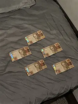 5 Cédulas de 50 | 250 reais em cédulas de 50 R$