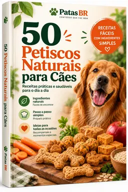 50 Petiscos Naturais para Cães